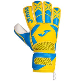 GOALKEEPER GLOVES BRAVE yellow-turquoise 7